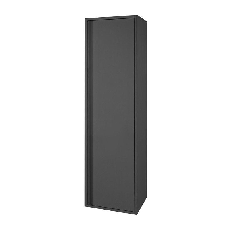 Badezimmer Hochschrank 160 cm Grau matt