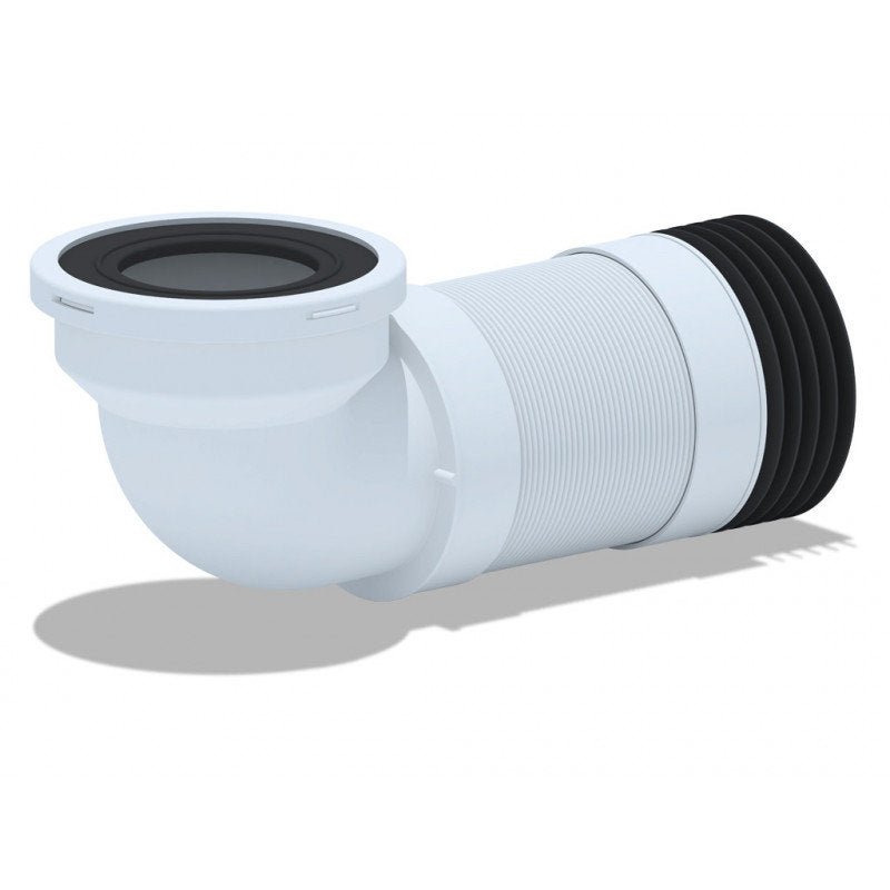 WC Flex Anschluß Rohrstutzen Eck DN 90/110 (320-750mm)