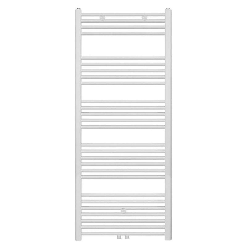 Badheizkörper Mittelanschluss Weiß gebürstet 1600x600 mm - 828W
