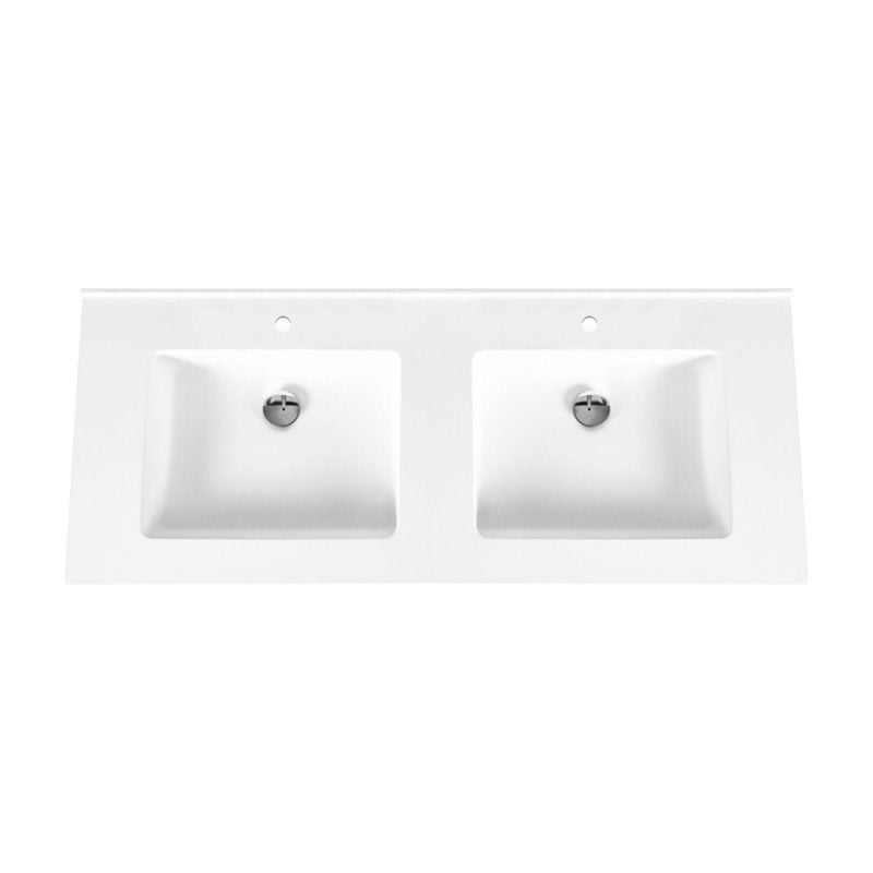 Mineralguss Doppel- Waschbecken Waschtisch 160cm