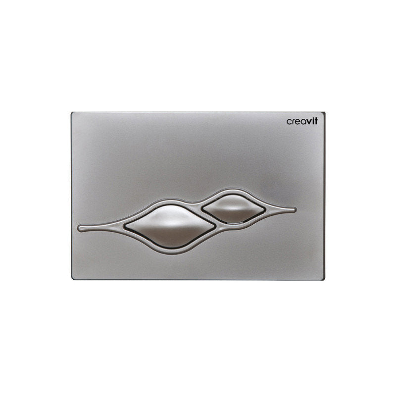 Betätigungsplatte 2-Mengen-Spülung Grau matt