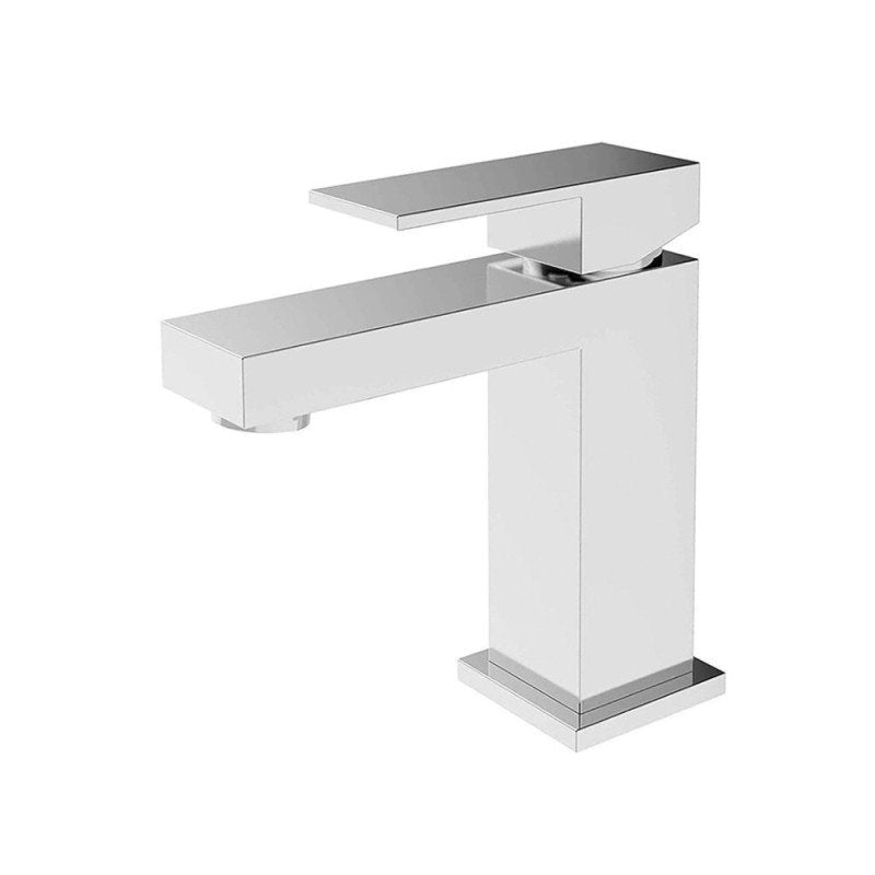 Waschbeckenarmatur Einhebel viereckig Chrom