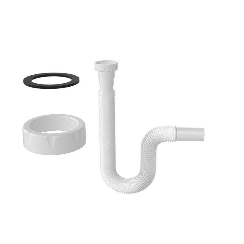 Geruchsverschluss Spüle Küche Waschtisch Siphon flexibel Siphon 1 1/4" 32ø