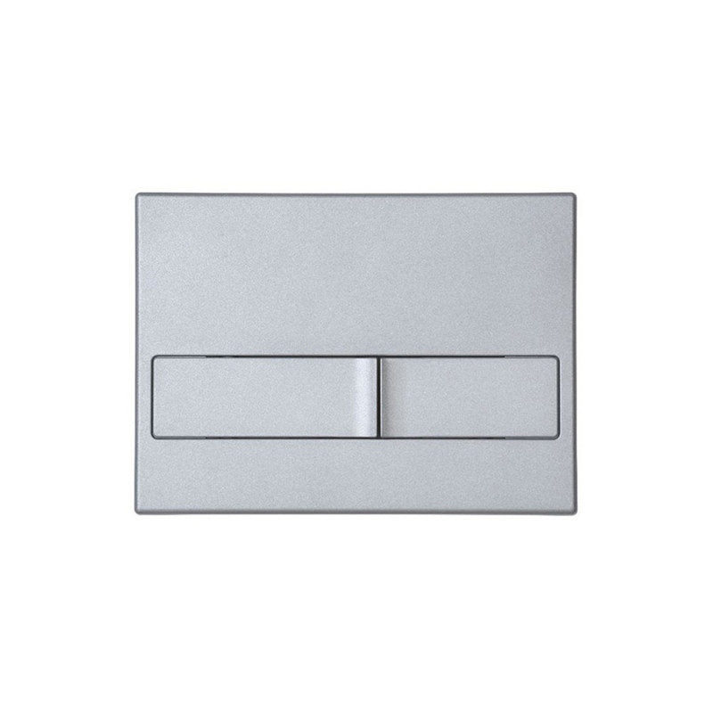 Betätigungsplatte für 2-Mengen-Spülung Matt Chrom