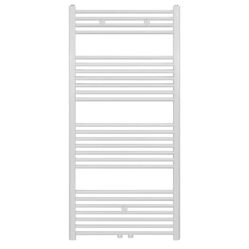Badheizkörper Mittelanschluss Weiß - 1400x600 - 754w