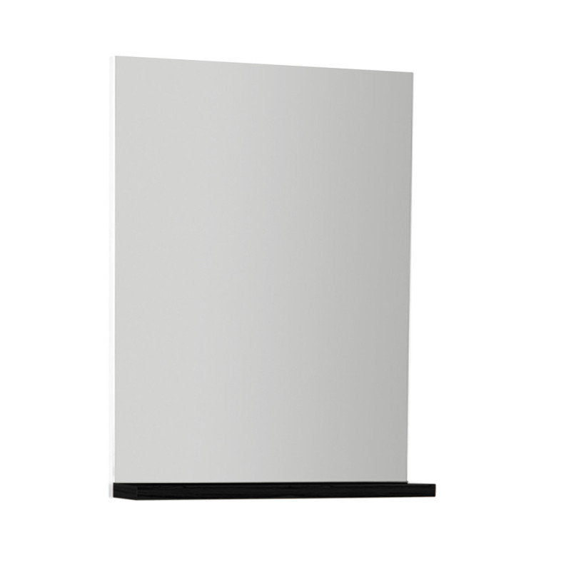 Spiegel mit Ablage Schwarz (BxHxT) 440 x 545 x 82 mm