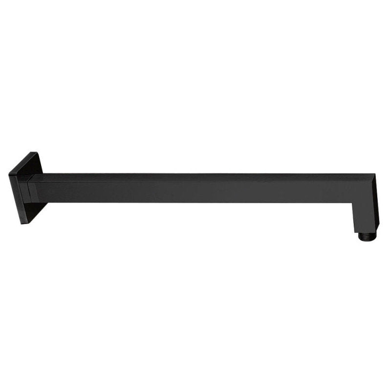 Brausearm Wandarm Duschkopfarm Wandanschluss Eckig schwarz