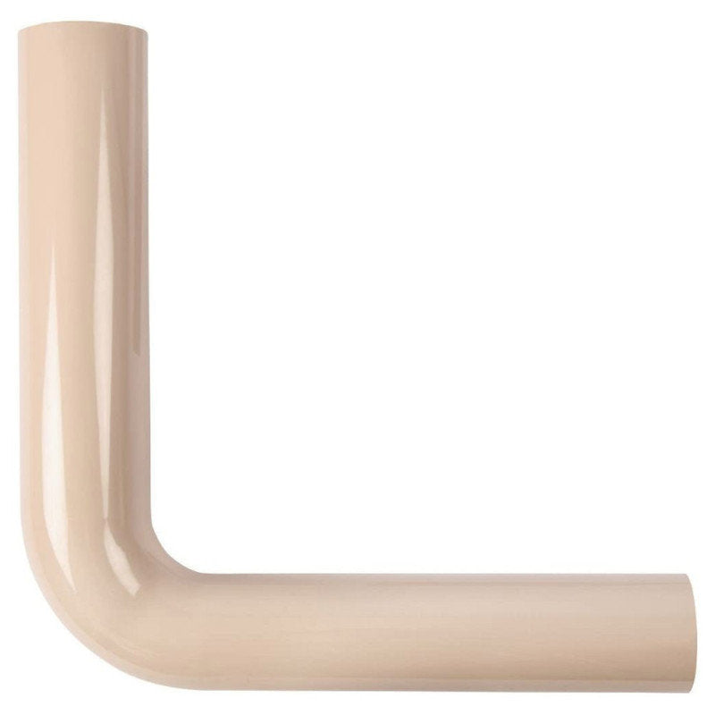 Belvit Topazio Spülrohrbogen Anschlussbogen Bahama Beige 390x350mm Ø50mmxØ44mm
