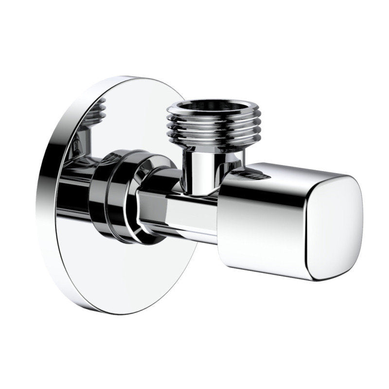 Eckregulierventil Eckventil Absperrventil Armatur 1/2" x 3/8" mit Rosette