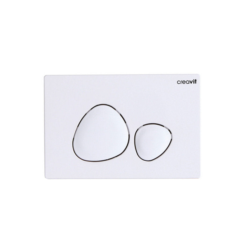 Spa WC Betätigungsplatte 2-Mengen-Spülung Weiß