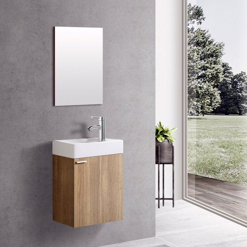 Badmöbel Komplett-Set Braun