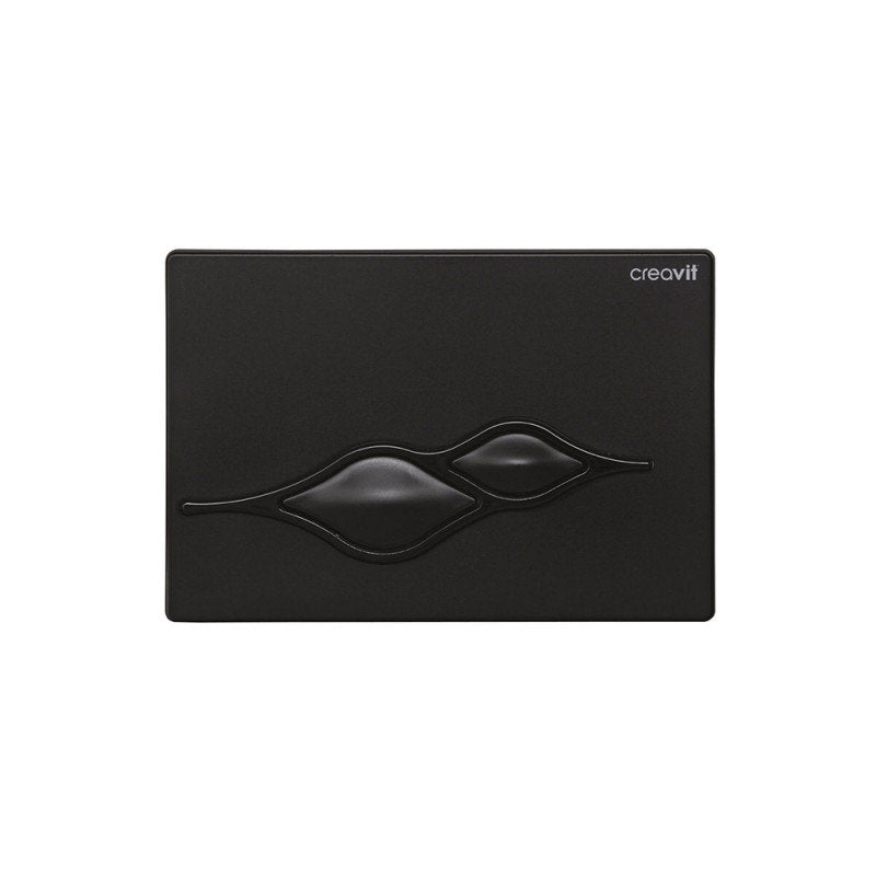 Betätigungsplatte 2-Mengen-Spülung Schwarz matt