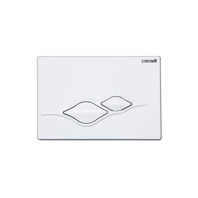 Betätigungsplatte 2-Mengen-Spülung Weiß
