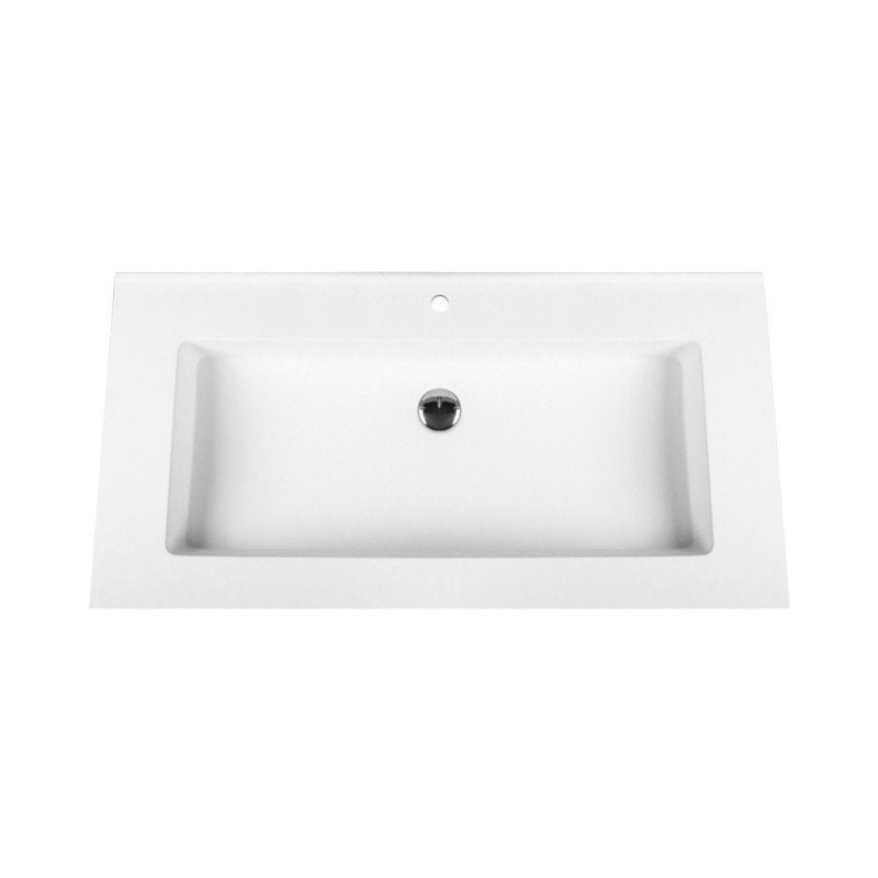 Mineralguss Waschbecken Waschtisch 100cm